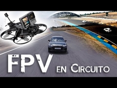 Dron en Circuito de carreras